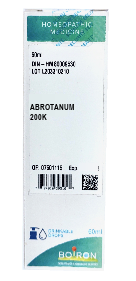 Abrotanum 200C Boiron Liquid Dilutions 60ml