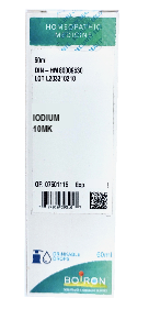 Iodium 10M Boiron Liquid Dilutions 60ml