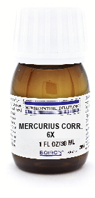 Mercurius Corrosivus 6X Boiron Liquid Dilutions 30ml