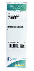 Mercurius Corrosivus 6X Boiron Liquid Dilutions 60ml