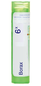 Borax 6X Boiron Pellets 80 pellets