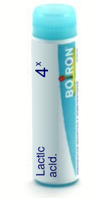 Lactic Acid. 4X Boiron Pellets Unit Dose