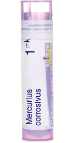 Mercurius Corrosivus 1M Boiron Pellets 80 pellets