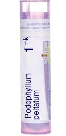 Podophyllum Peltatum 1M Boiron Pellets 80 pellets