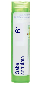 Sabal Serrulata 6X Boiron Pellets 80 pellets