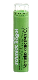 Mercurius Corrosivus 6X Schmidt-Nagel (Homeodel) Pellets 4g